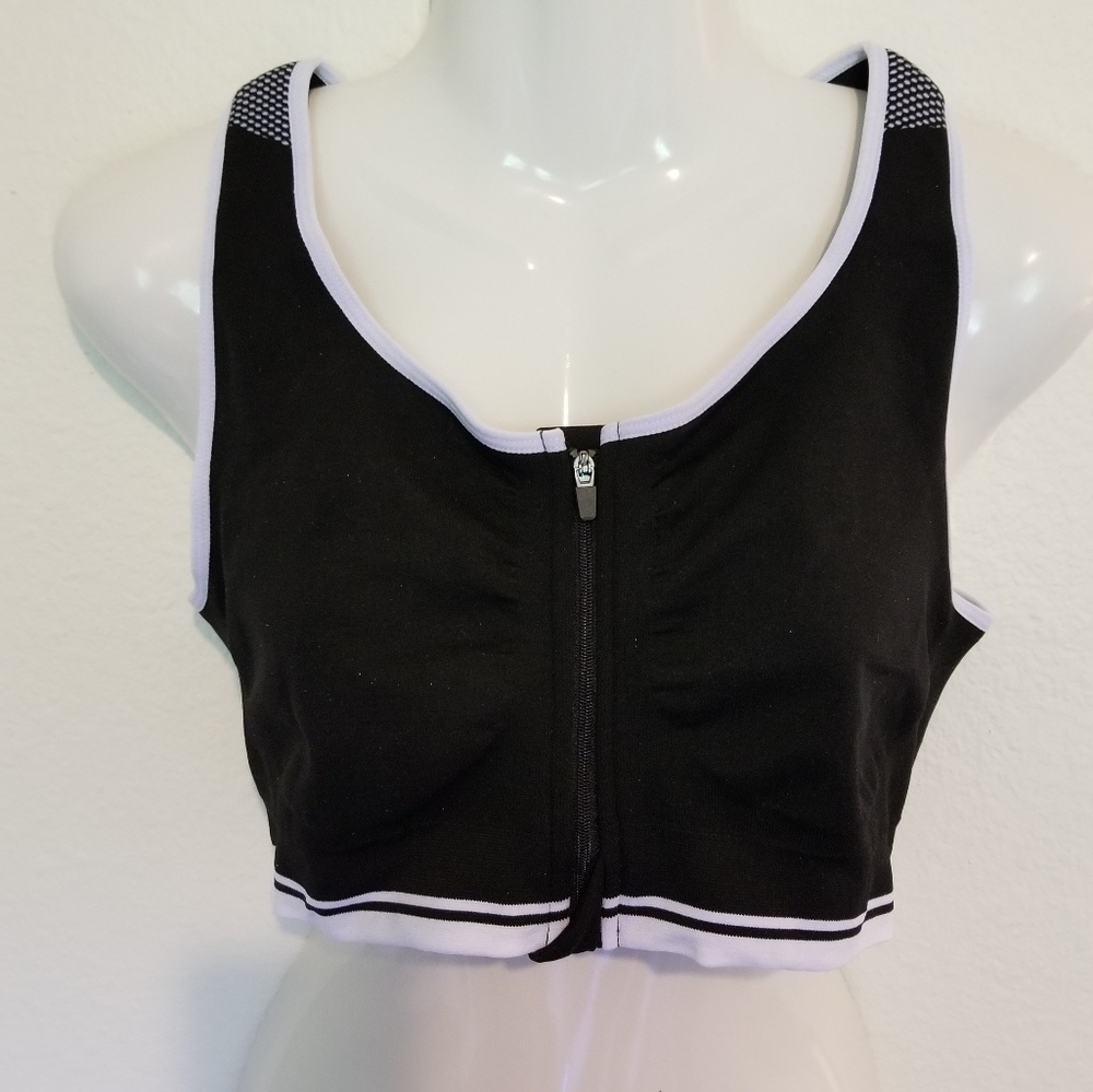 Copperfit Front Zip Sports Bra